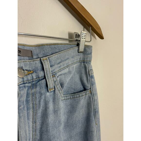 Joes Jeans 28 High Rise Wide Leg Light Wash Stretch Womend Denim - Picture 6 of 11